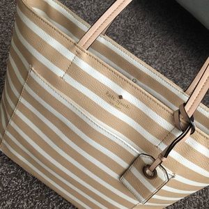 Kate Spade New York Hyde Lane Stripe Riley Tote